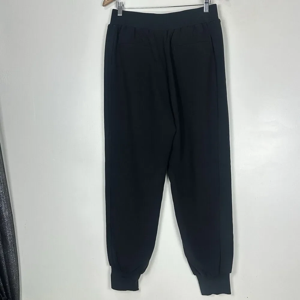 ALLSAINTS Tia Jogger Trousers High Rise Black Tailored Chic Minimalist Edgy Luxe